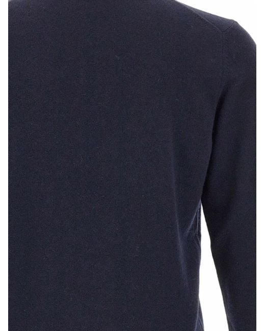 Kangra Blue Roll Neck Sweater for men