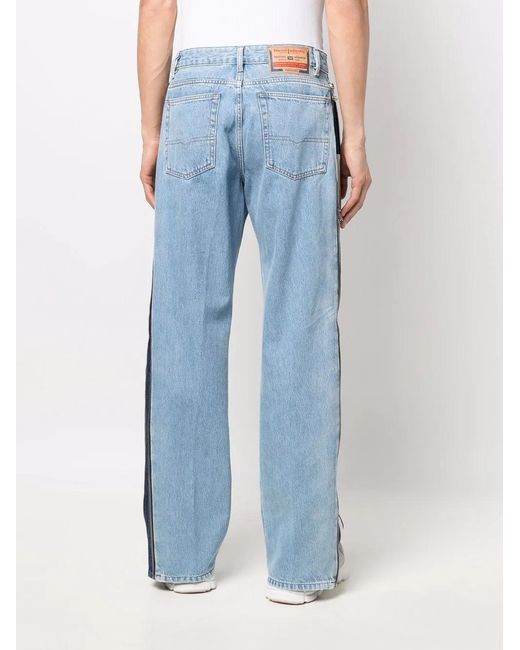 DIESEL Blue 1955 Zipped Straight-Leg Jeans for men