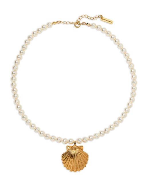 Jennifer Behr Metallic Siren Shell-pendant Necklace