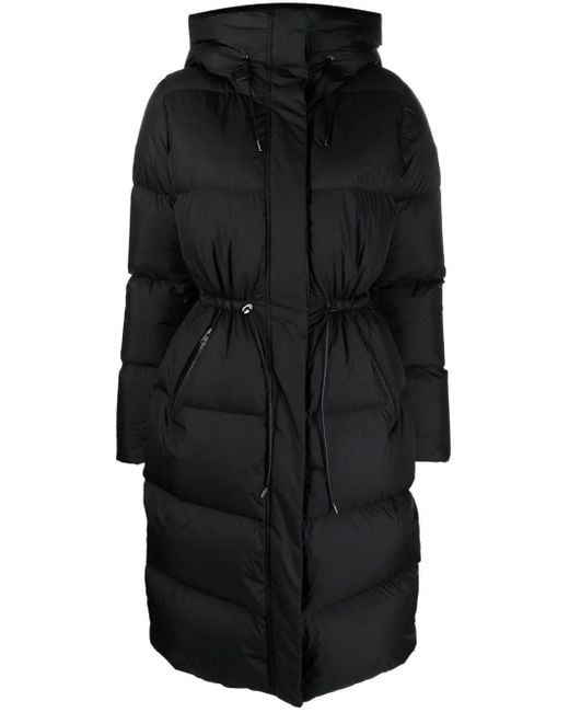 Mackage Black Padded Down Hooded Jacket