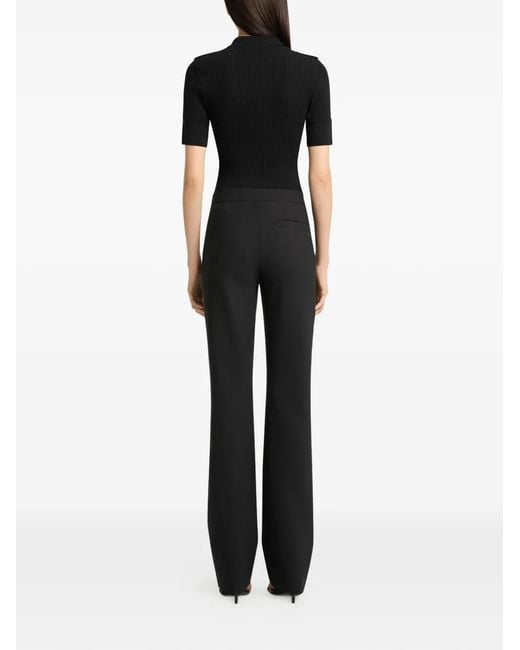 Courreges Black Flared Trousers