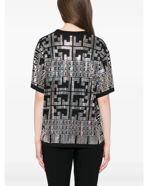 Camilla Klassiek T-Shirt in het Black