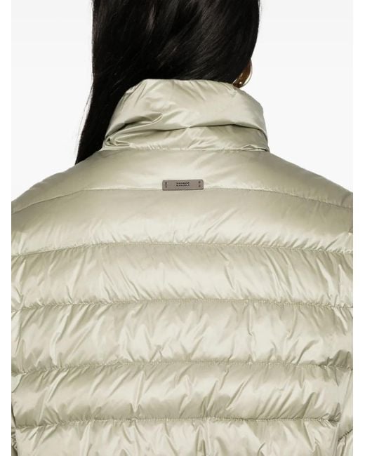 Piumino Con Zip di Peserico in Natural