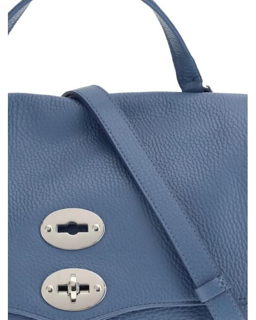 Zanellato Blue Postina Shoulder Bag
