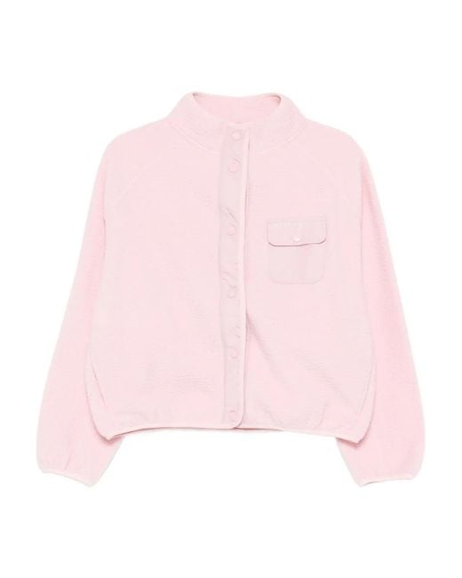 P.E Nation Pink Takeover Button-Front Jacket