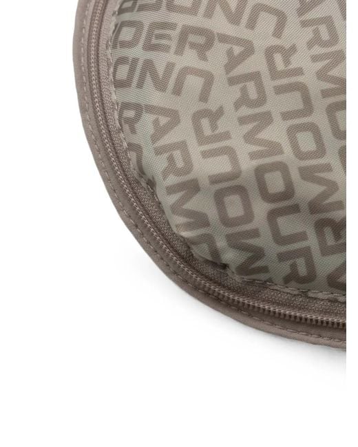 Under Armour Gray Ua Launch Trail Logo-Detail Backpack