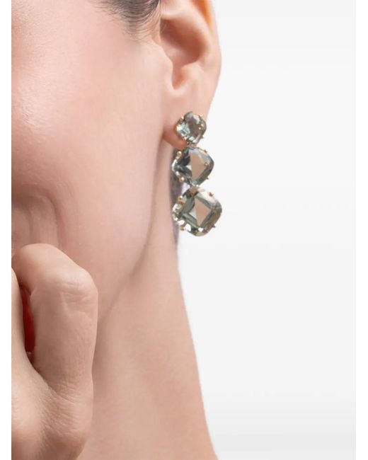 Goshwara Metallic Prasiolite Earrings