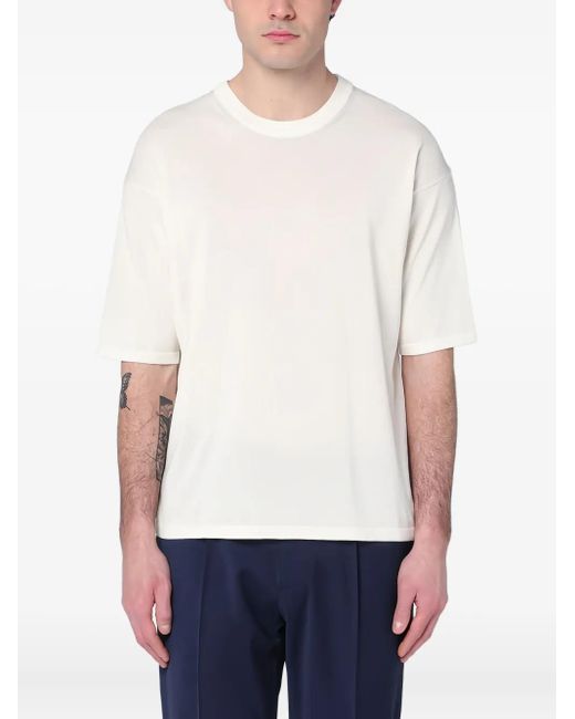 Roberto Collina White Short-Sleeve T-Shirt for men