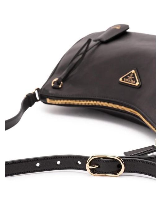 Borsa A Spalla di Prada in Black