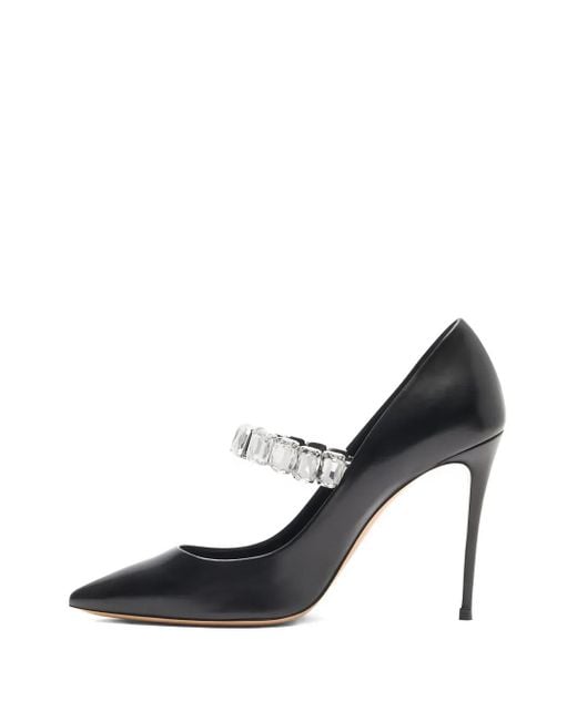 Zapatos Julia Menorca con tacón de 100 mm Casadei de color Black