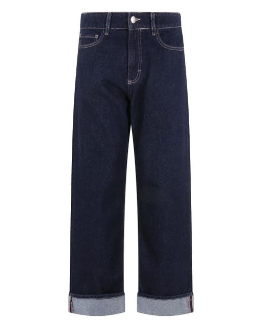 ICON DENIM Blue Tiny Cuffed Jeans