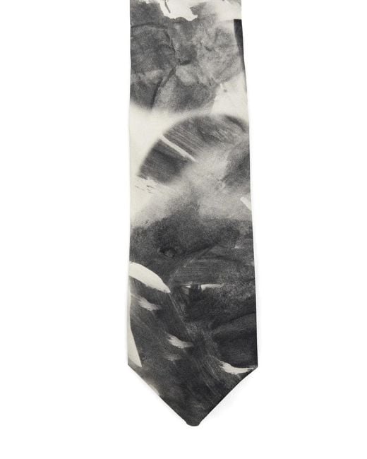 Alysi White Pattern Tie
