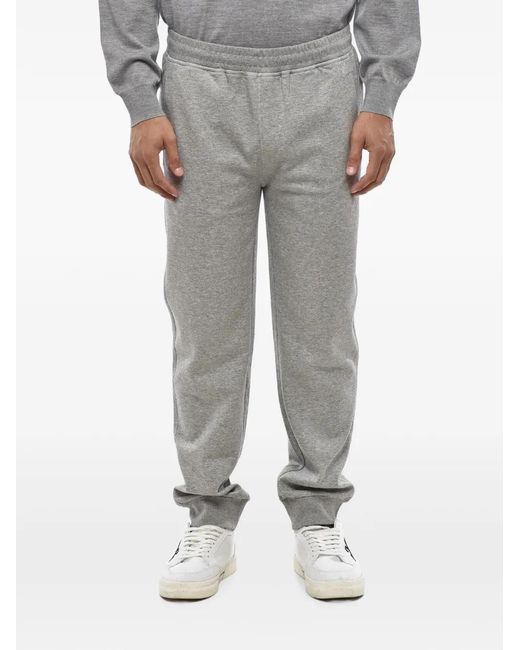 Corneliani Gray Drawstring Track Pants for men