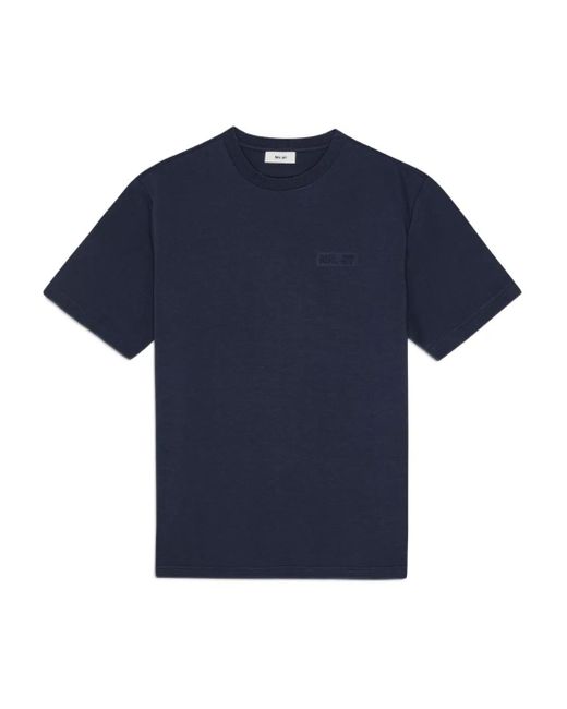 メンズ NN07 Logo-print T-shirt Blue