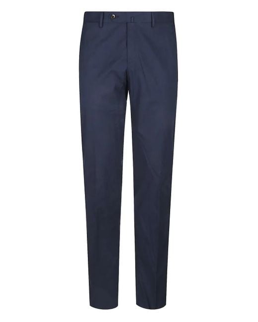 メンズ PT Torino ロゴパッチ パンツ Blue
