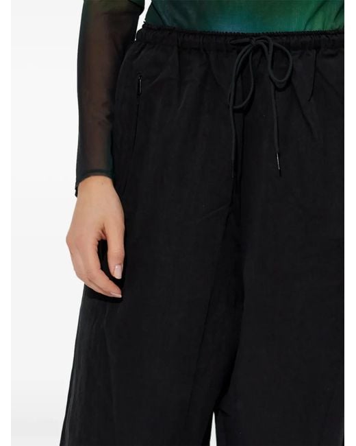 Y-3 Blue Elasticated Cropped Trousers
