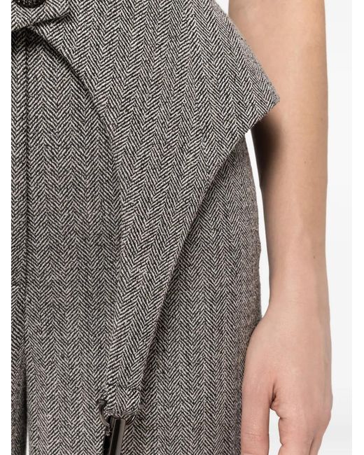 Chaleco Con Botones Nissa de color Gray