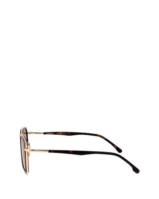 Carrera Brown Tortoiseshell-Effect Square-Frame Sunglasses for men