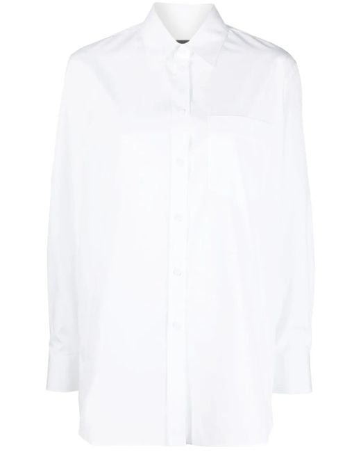 Giorgio Armani White X 10 Corso Como Poplin Shirt