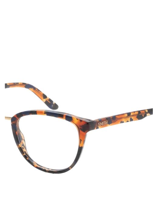 Smith White Ambrey Tortoiseshell-Effect Square-Frame Glasses
