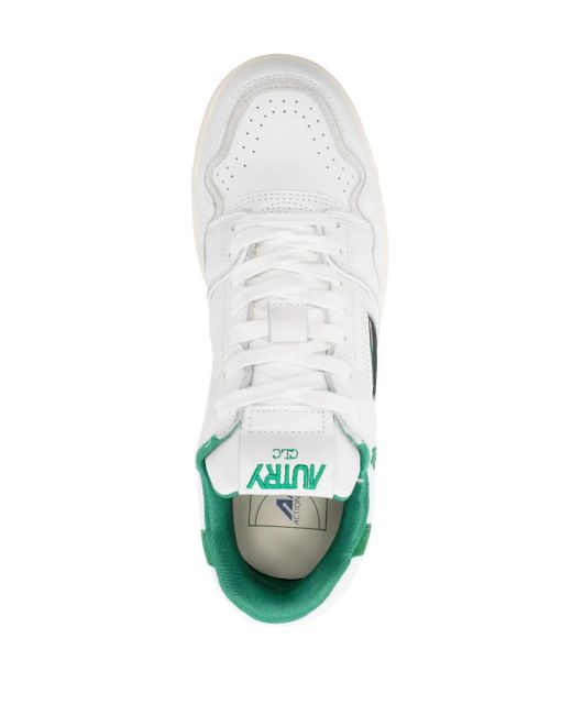 Autry White Clc Leather Sneakers