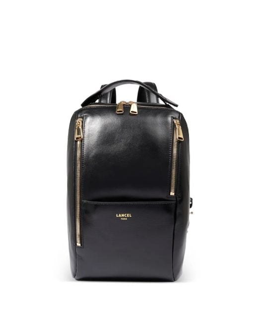 Lancel Black Kleiner Origami Rucksack Mit Doppeltem Reißverschluss