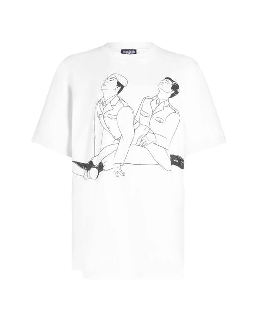 Jean Paul Gaultier White The Kamasutra Oversized T-Shirt