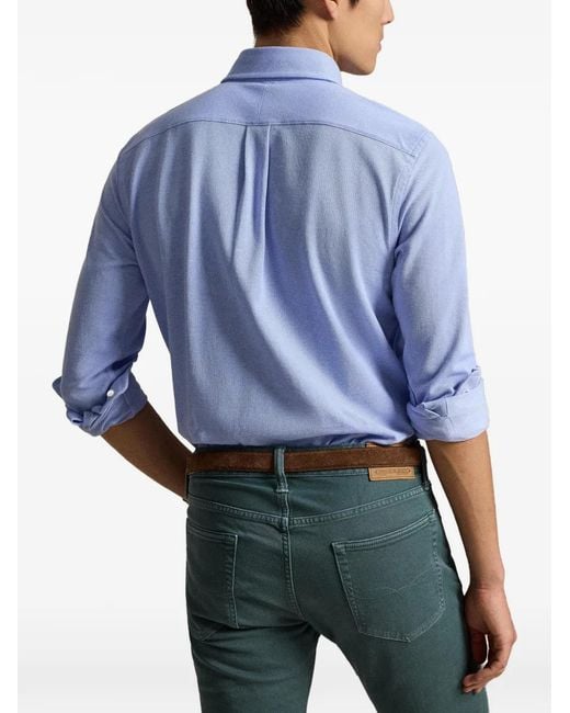Polo Ralph Lauren Blue Button-Down Shirt for men