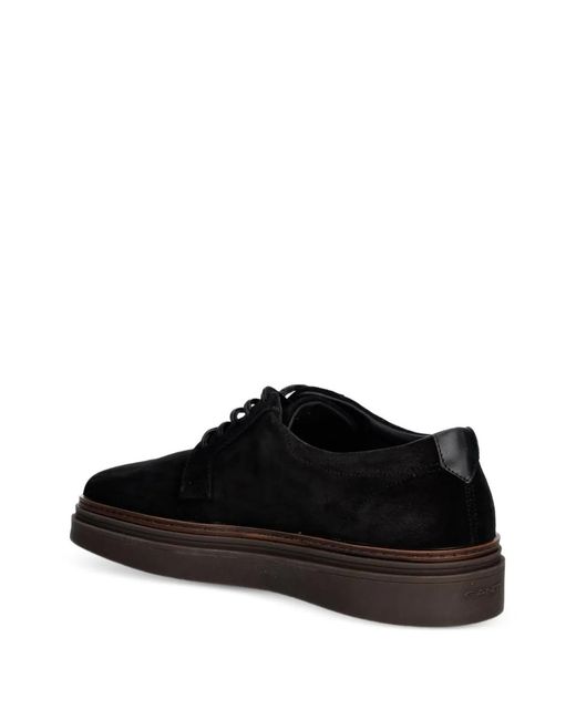 Gant Black Suede Lace-Up Sneakers for men