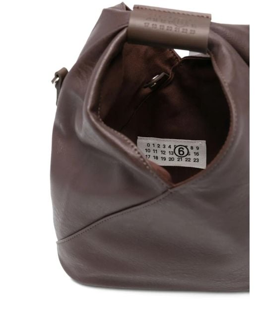 Bolso de hombro con costuras diagonales MM6 by Maison Martin Margiela de color Brown
