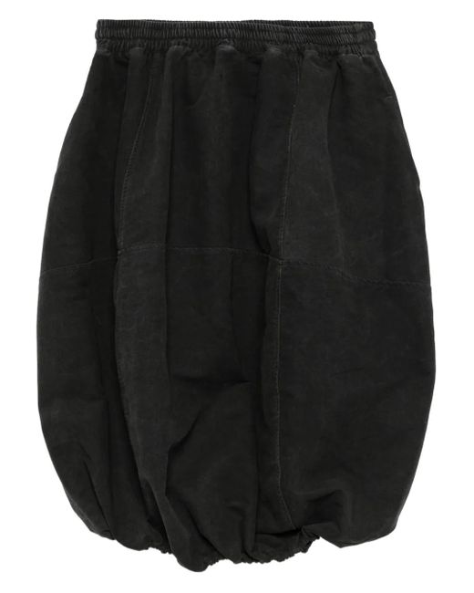 YMC Black Jupe Parachute Élastique