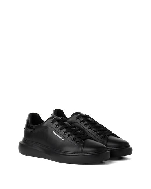 Karl Lagerfeld Black Kore Karl Lace-Up Sneakers for men