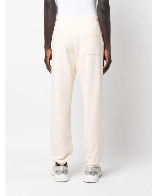 Sporty & Rich White Logo-Print Cotton Track Pants