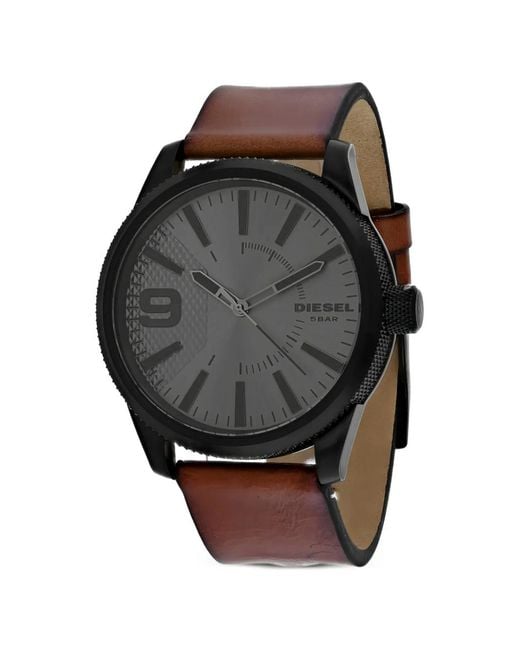 DIESEL Gray Rasp 46Mm Watch for men