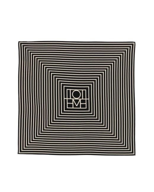 Totême  Sjaal Met Monogram in het Black