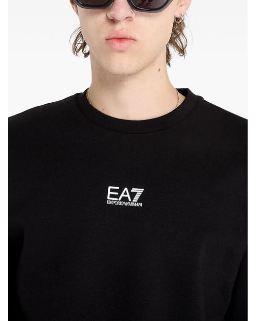 Pull À Logo Imprimé EA7 pour homme en coloris Black