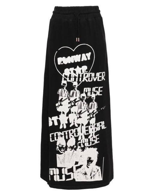 VAQUERA Black Runway Star Skirt
