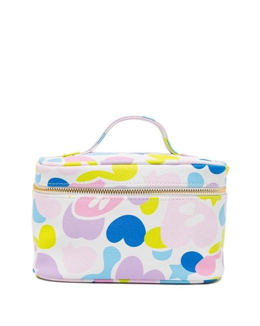 AAPE BY A BATHING AP Blue Abc Camo Mini Bag