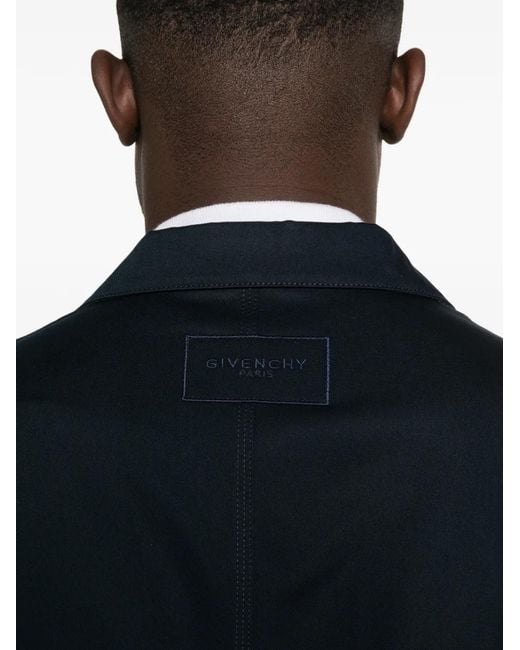 Blazer De Algodón Givenchy de hombre de color Blue