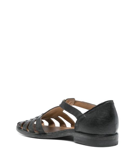 Moma Black Nottingham Flat Pumps