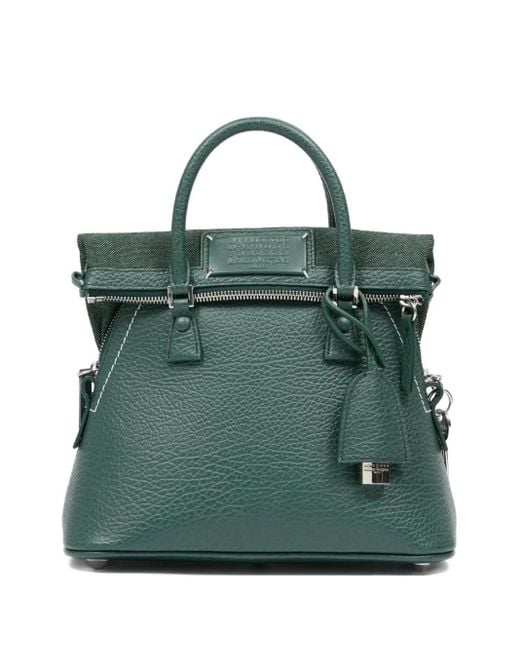 Maison Margiela Green Mini 5Ac Classique Tote Bag