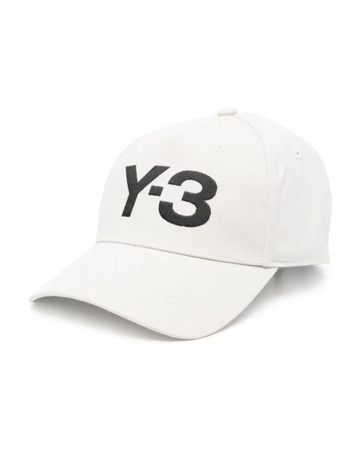 Y-3 Pet Met Geborduurd Logo in het White