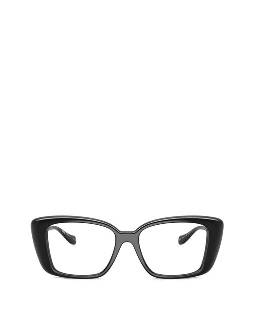 Versace Black Medusa-Detail Glasses
