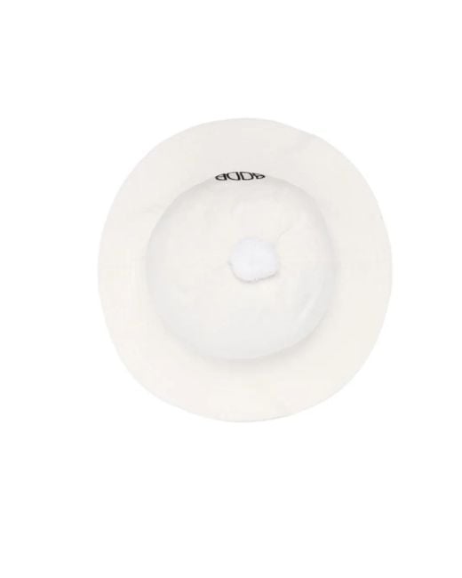 Bode White Grandfather Bucket Hat for men