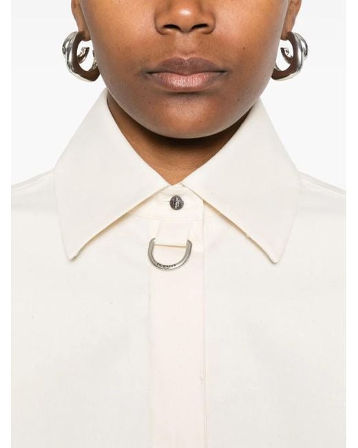 DURAZZI MILANO White Cropped Shirt