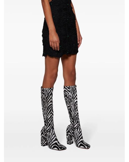 AMINA MUADDI White 95Mm Marine Boots