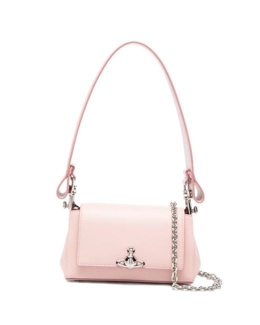 Vivienne Westwood Pink Small Hazel Tote Bag
