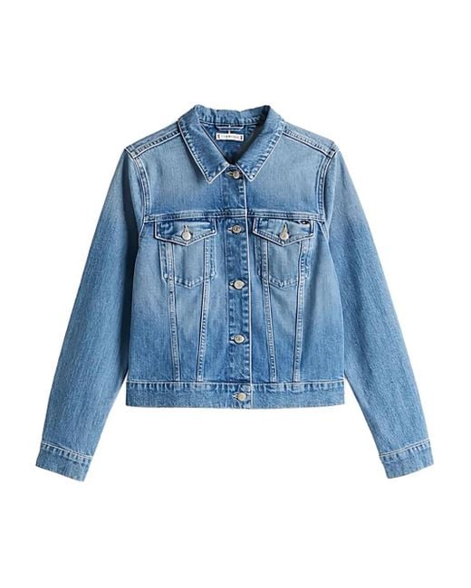 Tommy Hilfiger ボタン デニムジャケット Blue