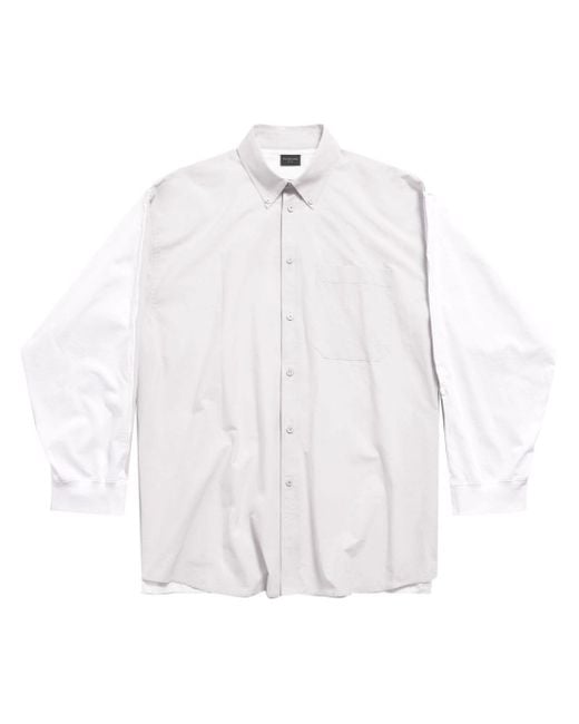 Camicia 3B Sports di Balenciaga in White da Uomo