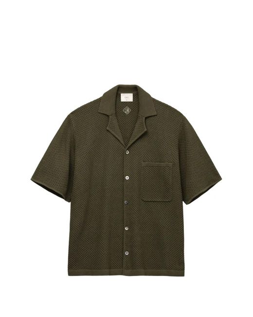 CHE Green El Junco Waffle-Knit Shirt for men